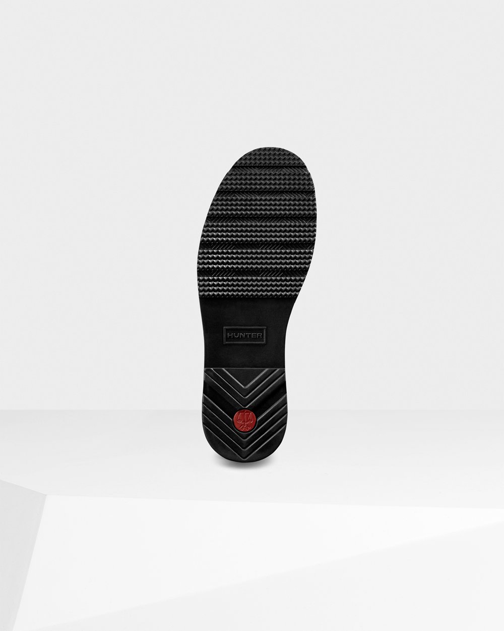 Play Botas Hunter Mujer Negras Original Tall Pearlized Rain 947631-FIB